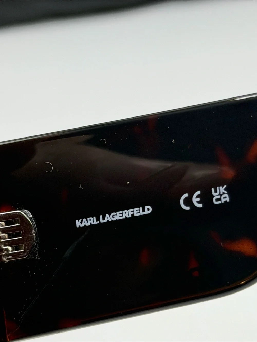 Karl Lagerfeld Black Oversized Square Women's Sunglasses